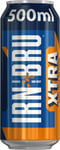 IRN-BRU XTRA, 12 Pack Zero No Sugar & Low Calorie with XTRA Taste Fizzy Drink -