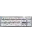 Logitech G G915 X LIGHTSPEED - Clicky - 100% (full størrelse - standard) - Gamingtastatur - Tysk - Hvit