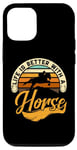 Coque pour iPhone 15 Life Is Better With A Horse Dressage Horse Rider Equestre