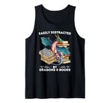 Best Dragon Book Design For Men Women Kids Dragon Book Lover Tank Top