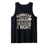 Mens Kombucha Brewer Humor Kombucha Tea Maker Kombucha Tank Top