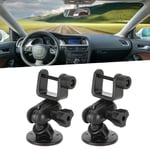 2Pcs Mini Dash Camera Mount Bracket Dashboard Recorder Suction Cup 360 Deg