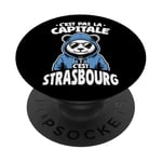 Ville Française France Résident Citoyen - Strasbourg PopSockets PopGrip Interchangeable