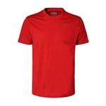 Kappa Cafers Slim Tee T-Shirt, Rouge, L Homme
