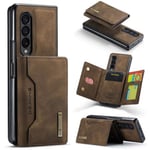 Samsung Galaxy Z Fold4 5G      Magnetic Wallet    Coffee