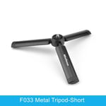 Mini trépied en métal pour DJI Zhiyun Feiyu,stabilisateur de poignée de cardan,appareil photo reflex numérique,monopode,brittop,déterminer avec une vis de 1/4 po - Type Metal Tripod Short