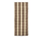 Ferm Living - Strand Quilted Matress - Carob Brown/Parchment - Dynor och kuddar - Brun