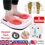 Foot Leg Vibration Blood Circulation Booster Feet Massager with Heated 9 Mode