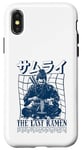 Coque pour iPhone X/XS Samurai Warrior "The Last Ramen" Japonais Ukiyo-e Streetwear