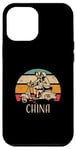 iPhone 15 Plus China Vintage Scooter Retro Sunset Distressed Design Case