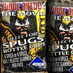 POGS 1995 Sealed Foil Pack JUDGE DREDD THE MOVIE Spugs Bottle Caps - POG SHOP