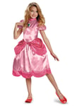 Princess Peach Classic Super Mario Video Game Child Toddler Girls Costume 3T-4T