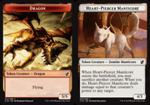 Dragon // Heart-Piercer Manticore [Token]