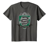 Youth Harry Potter Slytherin Quidditch Distressed Shield Kids T-Shirt