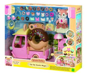 Sylvanian Families - Le Chariot de Donuts - Set 1 Figurine et +30 Accessoires - Plongez dans l'univers de la Famille Sylvanian - Figurines Miniatures - Jouet Enfant 3 Ans et + - 5808