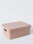 John Lewis ANYDAY Stackable Plastic Storage Box with Lid, Medium