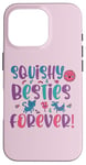 Coque pour iPhone 16 Pro Love Squishies Cat n Dog Friends BFF Squishy Besties Forever