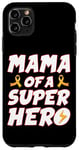 iPhone 11 Pro Max Childhood Cancer Mama Of A Superhero Family Ribbon Case