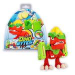 DINOBYTES Disc - Figurine d'action Dinosaure articulé avec Casque et Fonctions de Combat- Jouet Cadeau pour Garçons et Filles +3 Ans