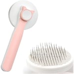 Ccykxa - Brosse de toilettage pour chat, brosse auto-nettoyante pour chats, brosse à poils longs et courts, brosse à poils courts pour enlever les