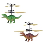 UTTORA Flying Ball, Kids RC Flying Toys Infrared Induction Models Aircraft Helicopter Ball Kids Gadgets Mini Drone Flying Toys Built-in 7 Color Changing LED Lights for Kids Adults,sensor dinosaur