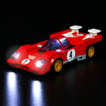 Led Light Set for Lego 1970 Ferrari 512 M - Not Include Lego Models, Decoration