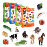 magdum Ensemble 85 PCS Aimant Enfant - Magnet Enfant - Animaux Magnetique - Jeux Aimanté Enfant - Magnet Frigo Enfant - Jeu Magnetique Enfant - Animaux Aimantés Magnétique Enfant - Jeux Aimanté