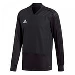 adidas Men Condivo 18 Player Focus Training Top - Black/White, Medium