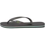 Ipanema Homme CLAS Brasil II Ad Tongs, Multicolore (Dark Grey/Grey 8722), 45/46 EU