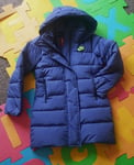 NIKE SPORTSWEAR OLDER GIRLS DOWN JACKET PARKA 550 FILL SIZE M (806398 508)