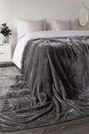 Luxury Faux Fur Large Mink Fleece Throw Blanket