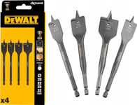 Borr 4 Platt Slagborrsats För Trä 14, 18, 22, 25, 32 Mm Dewalt [Dt4797-Qz] Extreme Impact-Serien