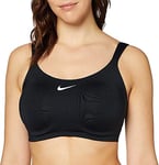 Nike Bold Bra Soutien-Gorge de Sport Femme, Black/(White), FR : M (Taille Fabricant : 34F)