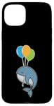 iPhone 15 Plus Blue Whale with Birthday Balloon Case