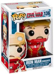 Figurine Pop - Civil War - Iron Man Unmasked - Funko Pop N°136