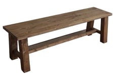 TOTAL WOOD 2012 Banc en Bois intérieur extérieur 100x38,5x45 cm Banc de Gym imprégné pour entrée de Jardin