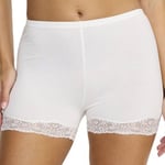 Damella Trosor Lace Boxer Brief Vit polyester X-Large Dam