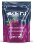 Milk Thistle Tablets | High Strength 4000mg | 90 Silymarin Tablets UK Supplement