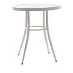 Amadeus - Table de jardin ronde Bourdon en aluminium