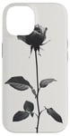 Coque pour iPhone 14 Rose Minimalisme Unique Floral Vintage Nature Cadeau