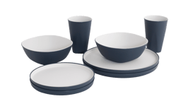 Outwell - Gala 2 Person Dinner Set - Navy Night