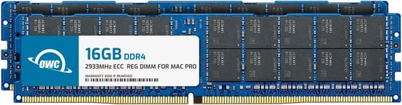 32 Go Kit de Mise à Niveau de mémoire - 2 x 16 Go PC23400 DDR4 ECC-R 2933MHz RDIMM pour Les modèles Mac Pro 2019