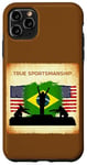 Coque pour iPhone 11 Pro Max Brésil : or, argent, bronze, États-Unis, podium Fair Competition Respect