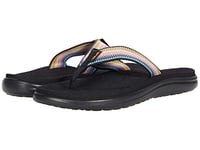 Teva Femme Voya Flip Sandale, Antiguous Black Multi, 36 EU