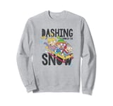 Rugrats Trio Dashing Through The Snow Sled Sweatshirt