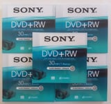 5 mini DVD+RW SONY  1.4 GB/GO  8 cm  pour camescope neufs