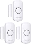 TECKNET Door Alarm Sensor, Mini Window Alarm Sensors, Door Sensor Alarm for Home