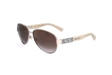 Lunettes de Soleil Jimmy Choo BABA/S 9D4 LIGHT GOLD CREAM 59/13/135 Femme