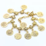 Antique Style Gold Coins Fashion Anklet Women Ankle Foot Chain Beach Jewellery