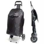 57Ltr Lightweight Shopping Trolley 2024 model Hard Wearing & Foldaway Push/Pull